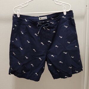 NWT Tallwoods - Blue Fish Shorts - Men's XL